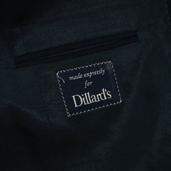 Cremieux Dillard’s Men’s Blazer 40S Navy 100% Wool Sport Coat made in Canada - Picture 4 of 9